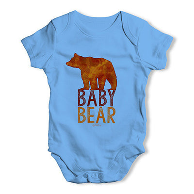 Baby Bear Silhouette Baby Unisex Baby Grow Bodysuit