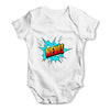 New! Pop Art Baby Unisex Baby Grow Bodysuit