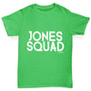 Personalised Surname Squad Girl's T-Shirt
