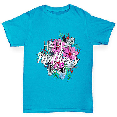 Happy Mother's Day Bouquet Boy's T-Shirt