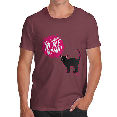 Pay Attention To Me Cat Men's T-Shirt