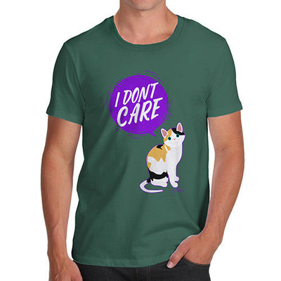 I Don't Care Cat Men's T-Shirt