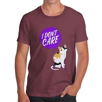 I Don't Care Cat Men's T-Shirt