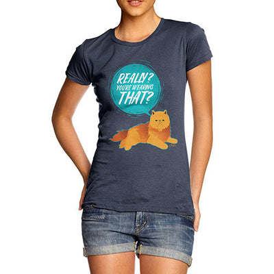 Judgemental Cat Women's T-Shirt
