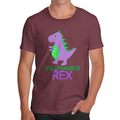 Personalised Cute T-Rex Men's T-Shirt