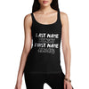 Last Name Hungry First Name Always Women's Tank Top