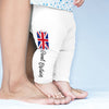 Great Britain Paint Splatter Flag Baby Leggings Trousers