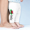 Wales Paint Splatter Flag Baby Leggings Trousers