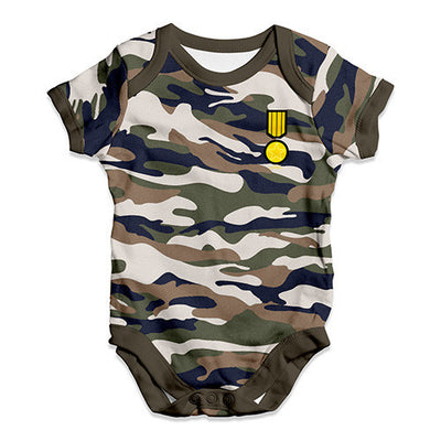 Military Medal Baby Unisex Babygrow Bodysuit Onesies