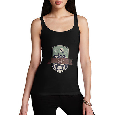 Camping Eagles Mountains Women's Tank Top
