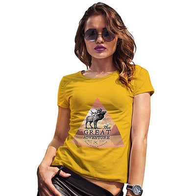 Moose Great Adventure Triangle Women's T-Shirt