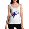 Australia Football Flag Paint Splat Women's Tank Top