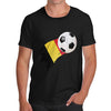Belgium Football Flag Paint Splat Men's T-Shirt