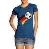Germany Football Flag Paint Splat Women's T-Shirt