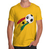 Ghana Football Flag Paint Splat Men's T-Shirt