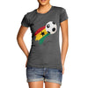 Ghana Football Flag Paint Splat Women's T-Shirt