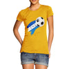 Honduras Football Flag Paint Splat Women's T-Shirt