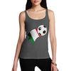 Italy Football Flag Paint Splat Women's Tank Top