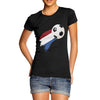 Netherlands Football Flag Paint Splat Women's T-Shirt
