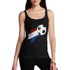 Netherlands Football Flag Paint Splat Women's Tank Top