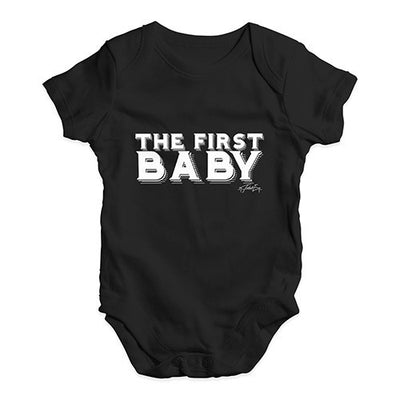 The First Baby Baby Unisex Baby Grow Bodysuit