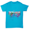 London Skyline Ink Splats Girl's T-Shirt