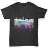 London Skyline Ink Splats Girl's T-Shirt