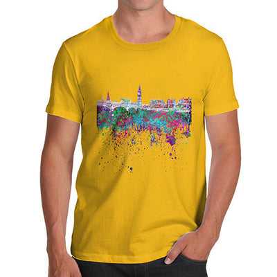 London Skyline Ink Splats Men's T-Shirt
