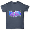 New York Skyline Ink Splats Boy's T-Shirt