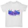 New York Skyline Ink Splats Girl's T-Shirt