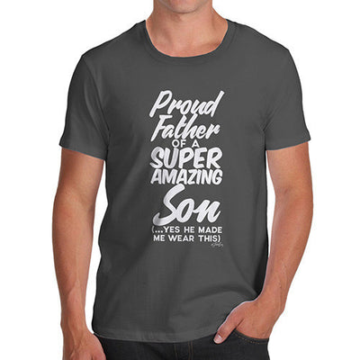 Proud Father Of A Super Son Men's T-Shirt