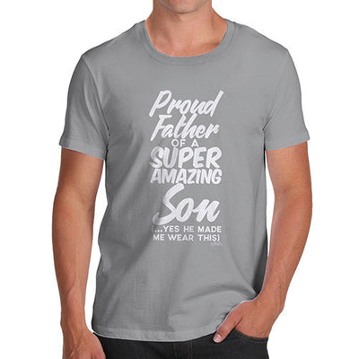 Proud Father Of A Super Son Men's T-Shirt