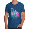 Seattle Skyline Ink Splats Men's T-Shirt