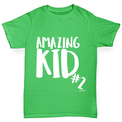 Amazing Kid Number 2 Boy's T-Shirt