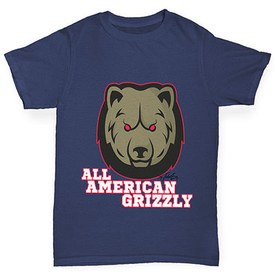 All American Grizzly Boy's T-Shirt