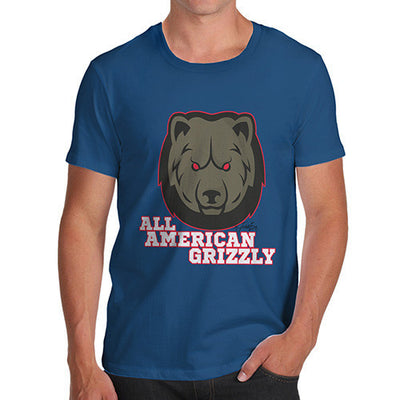 All American Grizzly Men's T-Shirt