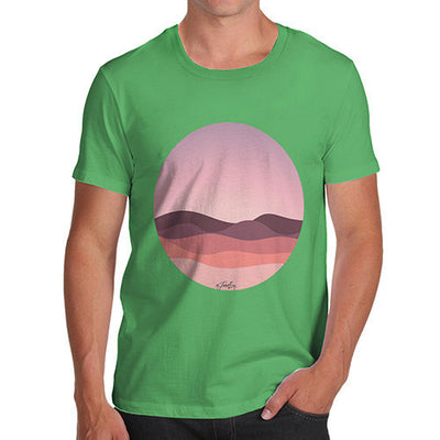 Circle Landscape Men's T-Shirt