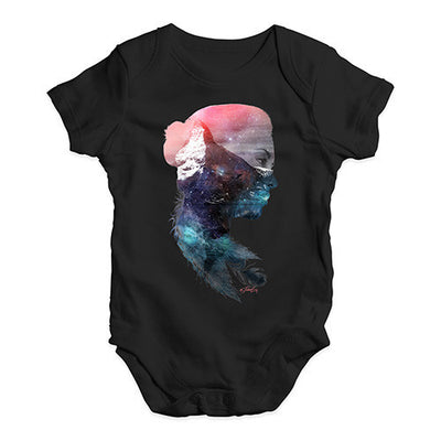 Cosmic Mountain Woman Baby Unisex Baby Grow Bodysuit