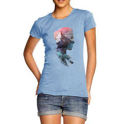 Cosmic Mountain Woman Women's T-Shirt