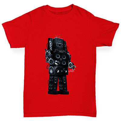 Robot Speakers Girl's T-Shirt