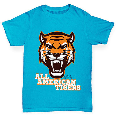 All American Tiger Boy's T-Shirt