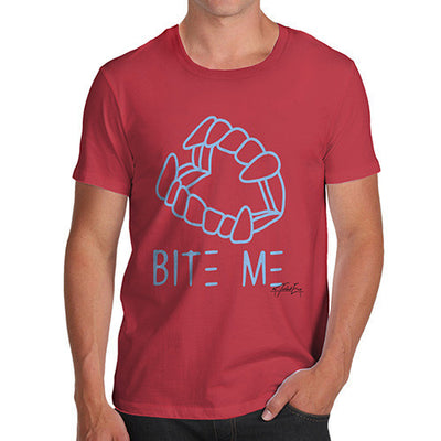 Bite Me Blue Men's T-Shirt