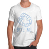 Bite Me Blue Men's T-Shirt