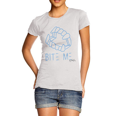 Bite Me Blue Women's T-Shirt