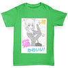 Anime Japanese Selfie Girl's T-Shirt
