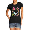 Watercolour Bird Flowers Women's T-Shirt