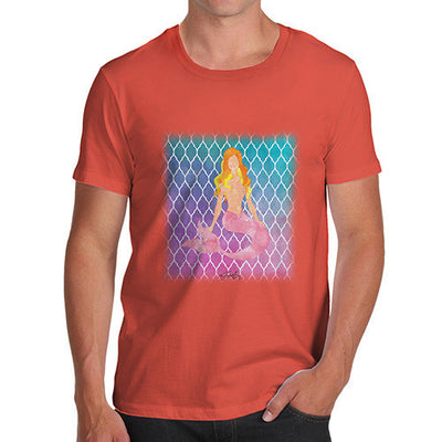 Ombre Watercolour Mermaid Men's T-Shirt