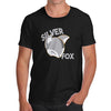 Novelty Gifts For Men Silver Fox Men's T-Shirt X-Large Black