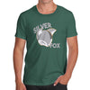 Funny T-Shirts For Men Sarcasm Silver Fox Men's T-Shirt Small Bottle Green