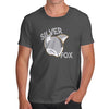 Funny Gifts For Men Silver Fox Men's T-Shirt Small Dark Grey